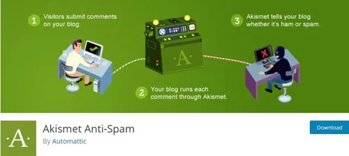 اضافة Akismet-Anti-Spam
