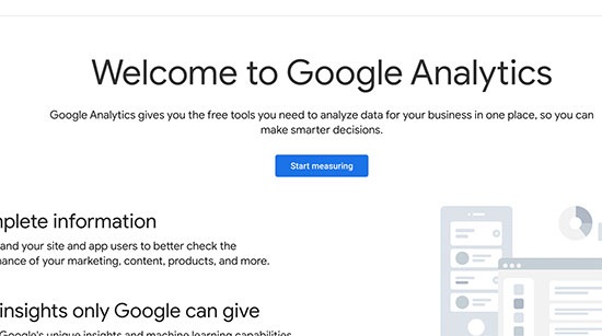 welcome to google analytics