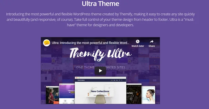Ultra قوالب ووردبريس للمتاجر الإلكترونية