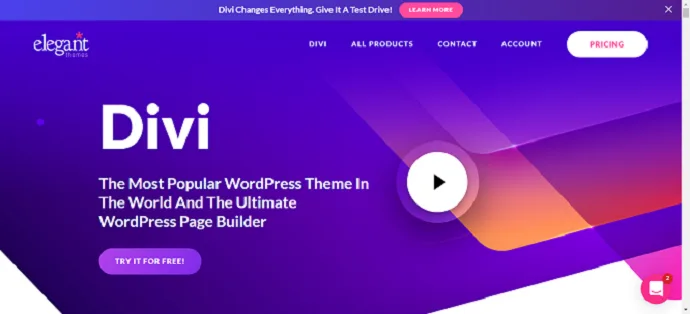 divi قوالب ووردبريس للمتاجر الإلكترونية
