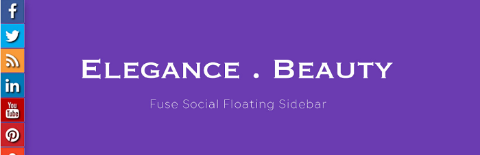 Fuse Social Floating Sidebar و الزيارات لموقع ووردبريس