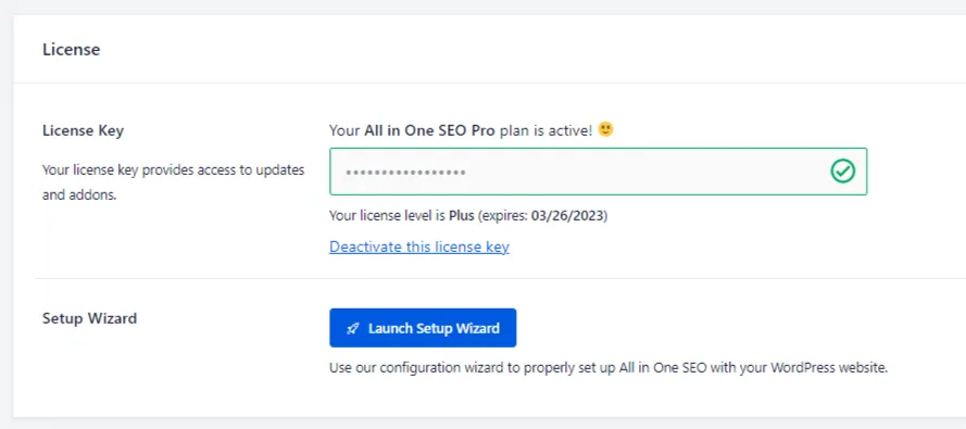 AIOSEO-license