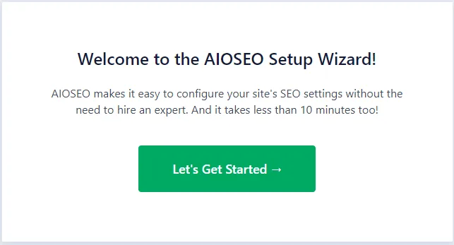 aioseo - wizard