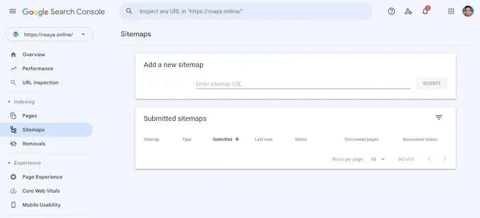 Google search console