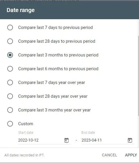 Google search console
