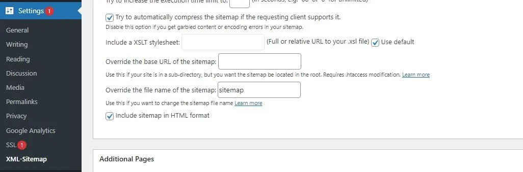 Google XML Sitemaps