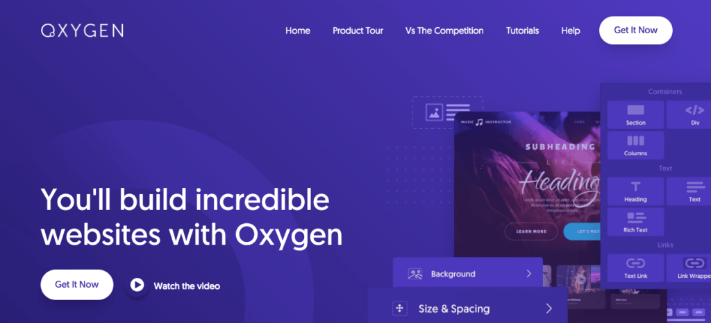 Oxygen-Page-Builder