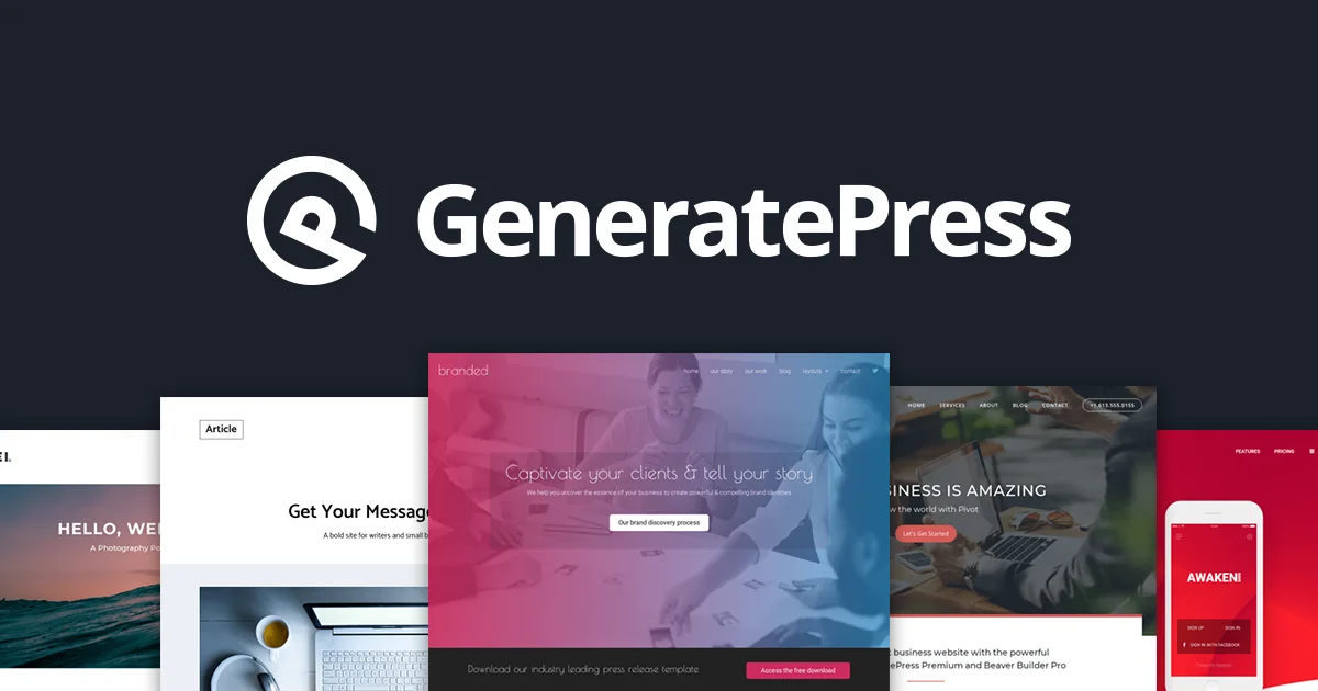 أفضل قوالب ووردبريس مجانية 2024: GeneratePress